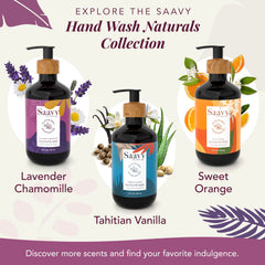Saavy Naturals 2-pack hand wash set for convenient multi-use or gifts.