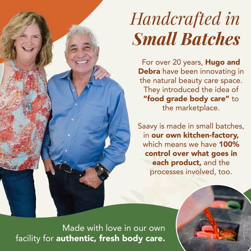 Saavy Naturals plant-based hydration for dry skin