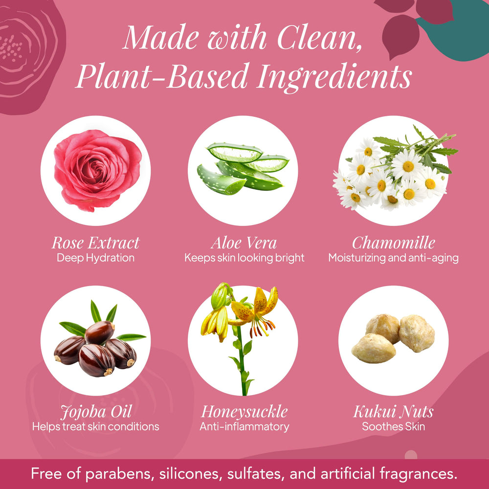 Applying Saavy Naturals rose-scented cream on skin for hydration