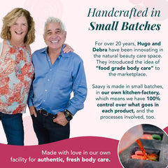 Two-pack Saavy Naturals gift box for self-care gifts