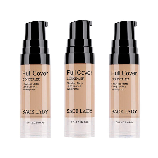 SACE LADY 3Pack concealer packaging for on-the-go full-coverage touch-ups.