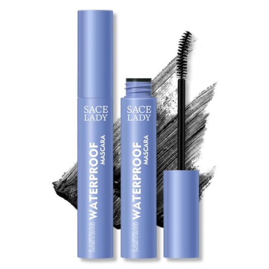 SACE LADY Black Mascara wand showing tapered tip for precise lash definition.