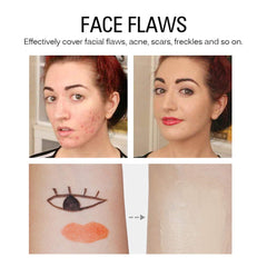 SACE LADY hydrating liquid concealer formula stays smooth and crease-free.