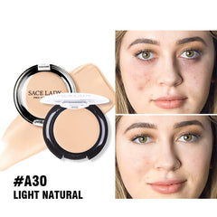 SACE LADY matte concealer on skin provides a natural, shine-free finish.