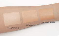 SACE LADY matte finish concealer bottle blends seamlessly with foundation.