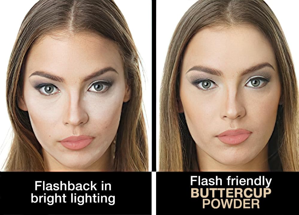 Sacha Buttercup loose powder dispensing cap for quick touch-ups.