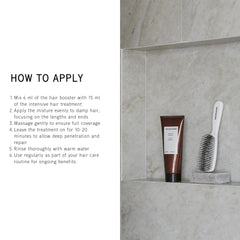 SACHAJUAN Hair Bonding Booster Contents Pack showing kit components for easy routine.