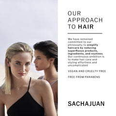 SACHAJUAN Intensive Hair Treatment Texture close-up for lush feel.