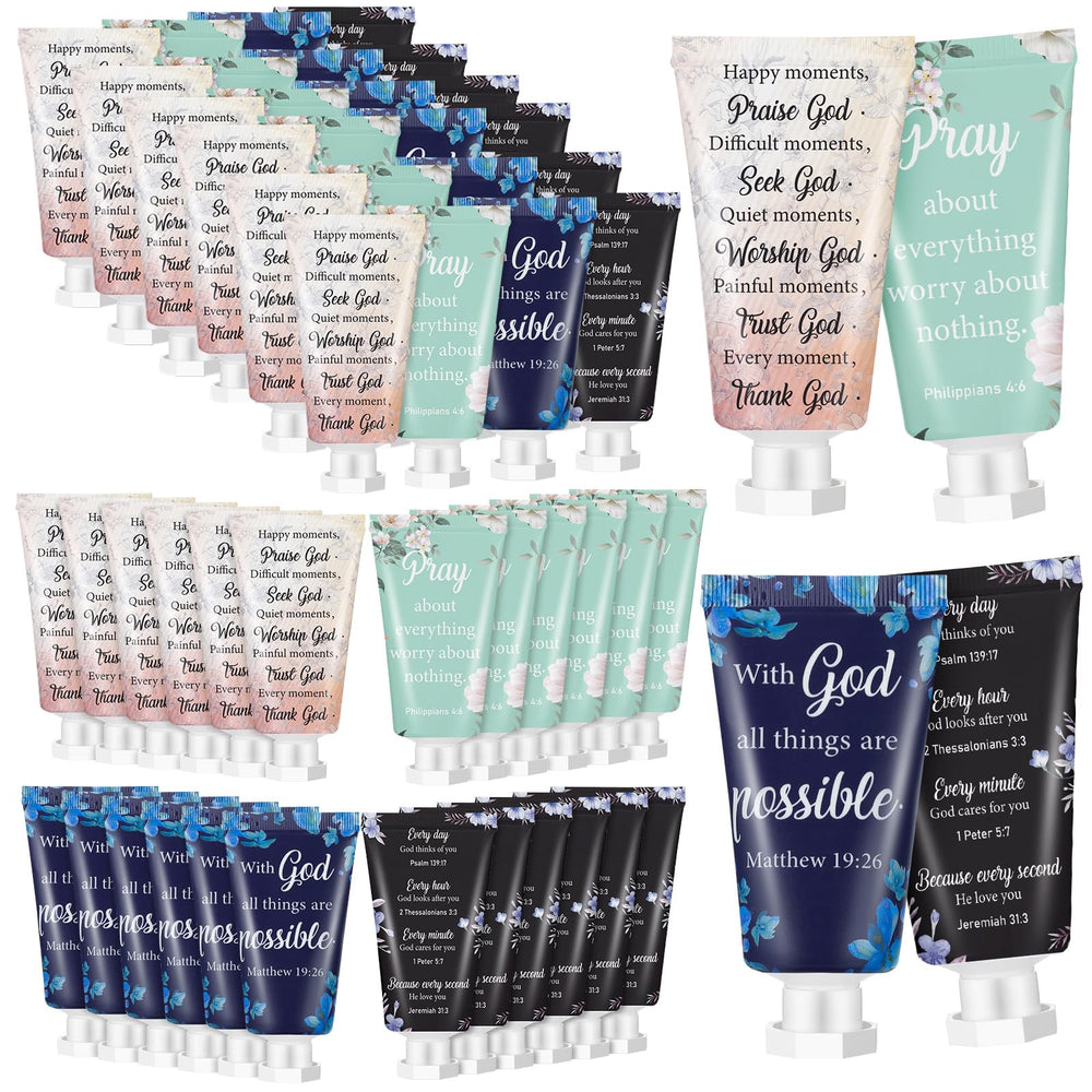 Sacubee Christian hand cream bulk gift box for events and church gatherings.