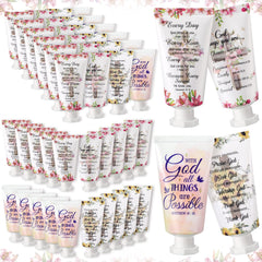 Sacubee Christian hand cream bulk packaging with cross design for easy gifting.