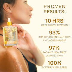 SAFA Vanillé Oil applied to hair and nails for shine and strength