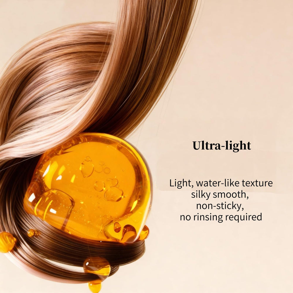 SAHIPUB Hair Perfume Oil no residue after lightweight application.