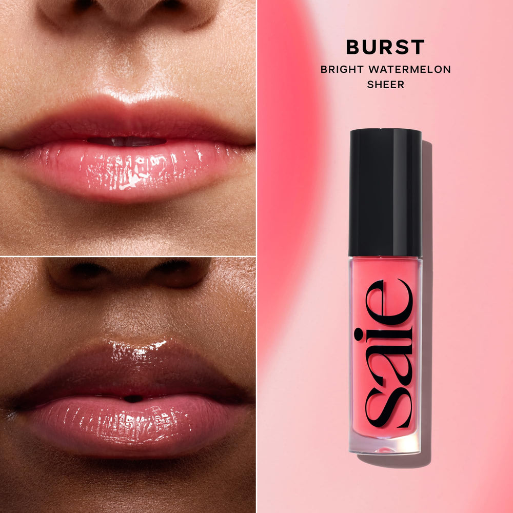 Saie Glossybounce doe-foot applicator demonstration for precise pigment application.