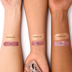Saie Glowy Super Gel Warmglow bottle delivers subtle radiance and hydration.