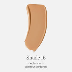 Ingredients graphic highlighting hyaluronic acid in Saie Glowy Super Skin Tint for hydration