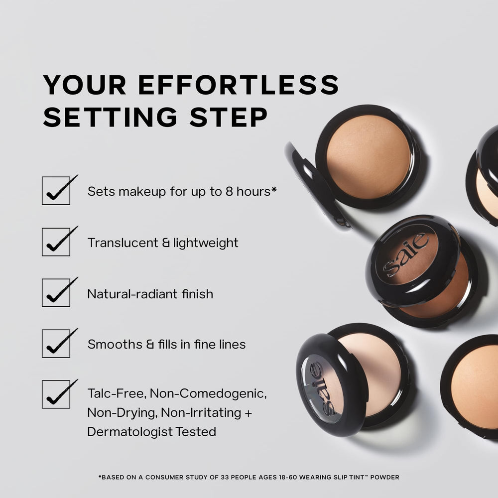 Saie Slip Tint blurring effect delivers a soft-focus look that lasts.