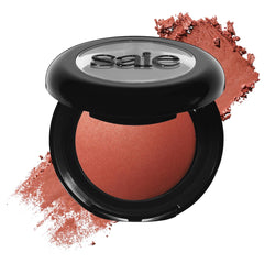 Saie Supersuede Baked Blush compact open shows velvety, diffused color.