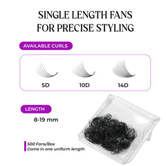SAIGON LASH quality-control tray ensures durable, flawless lash sets