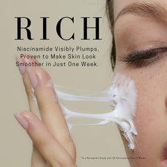 SAINT JANE Rich Rescue Cream with lotus flower highlights soothing glow