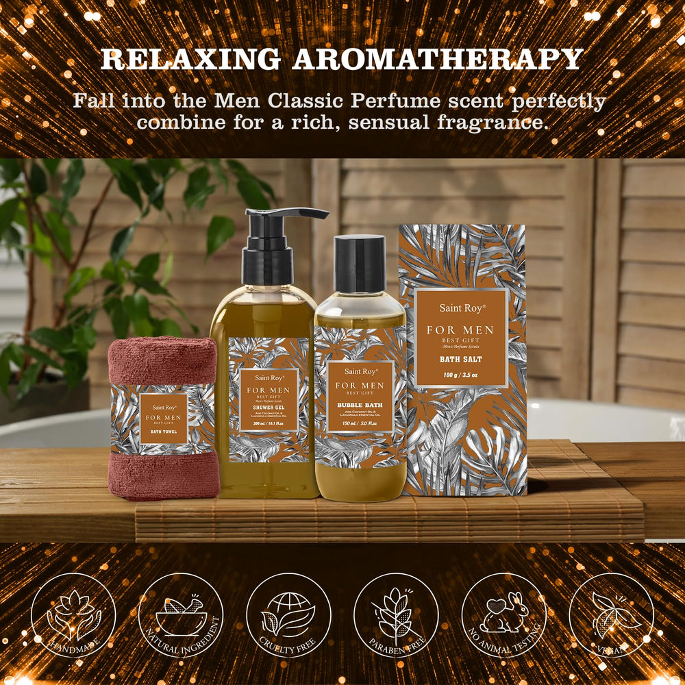 Saint Roy beard grooming kit with dual combs for easy styling