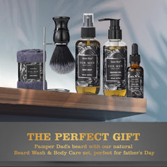 Saint Roy soft bath towel complements the set for a cozy post-shower routine.