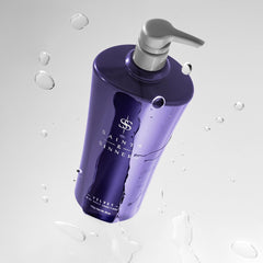 Velvet Divine on bathroom shelf suggesting luxurious moisture for all hair types.