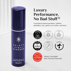 Saints & Sinners Velvet Divine tuberose sublime fragrance enhances styling