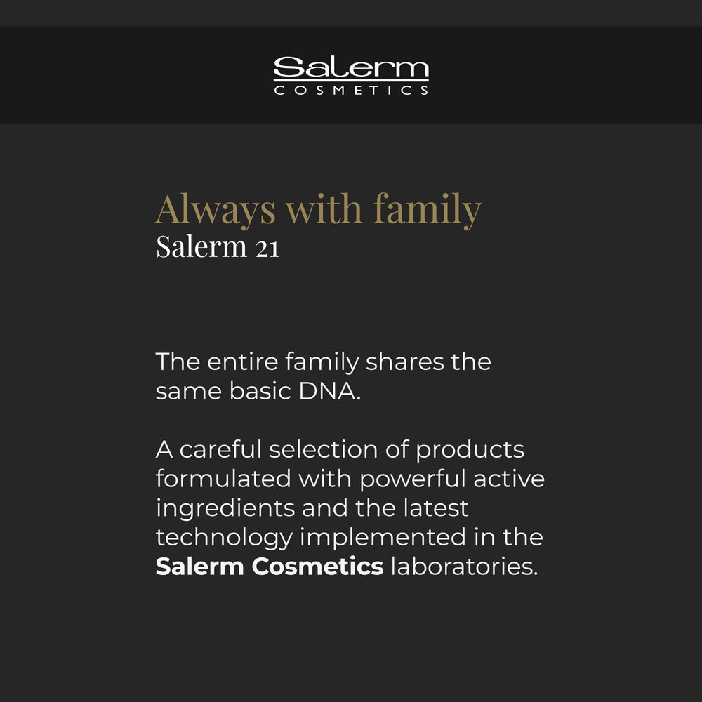 SALERM 21 Express frizz-control close-up for smoother, controlled styles.