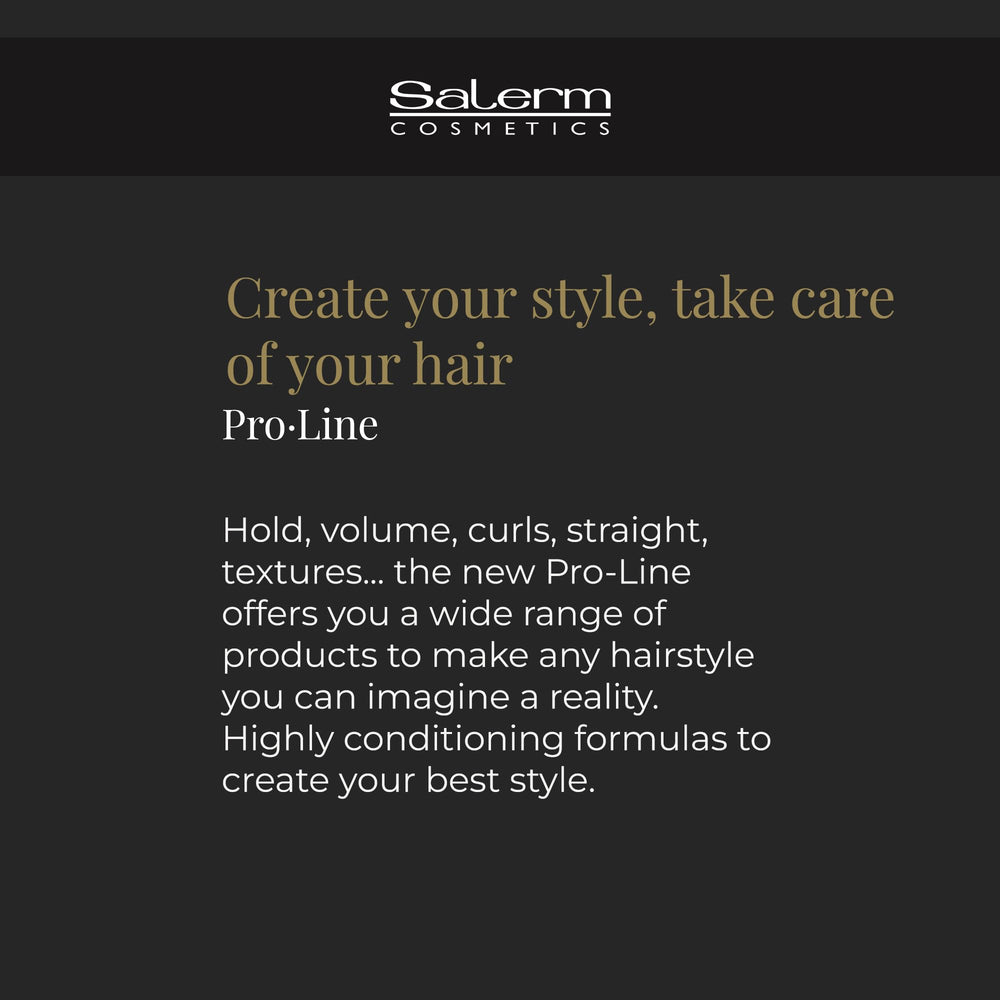 Salerm Ice Gel 03 wet look finish visible on styled hair