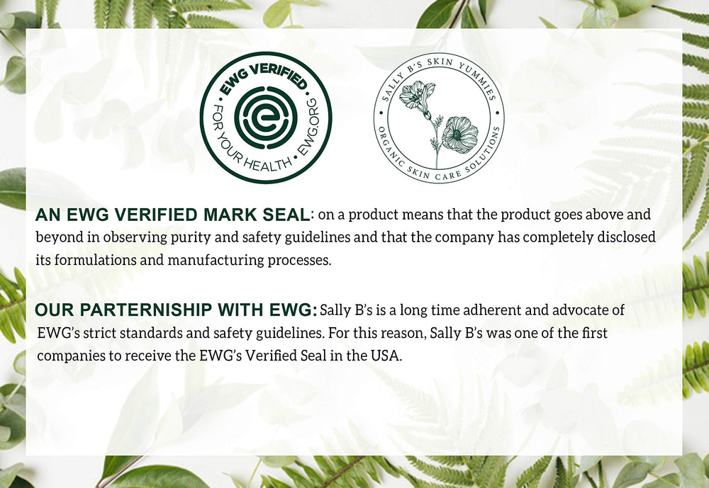 Sally B's unscented hand soap packaging with EWG Verified badge
