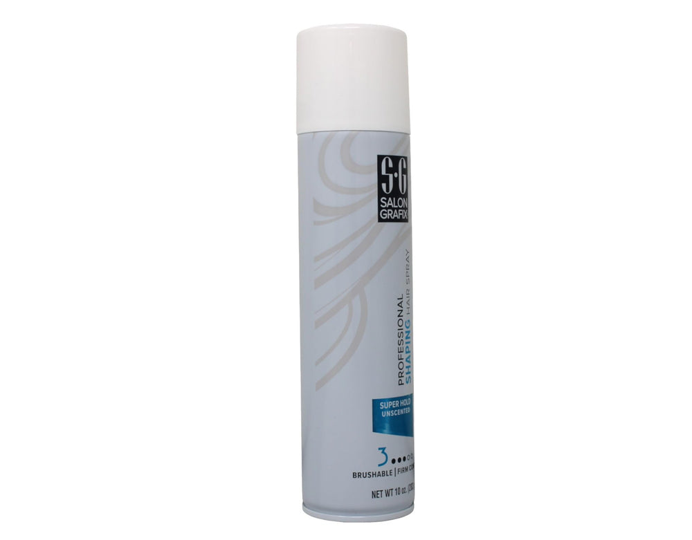 Salon Grafix brushable finish without stiffness after styling.