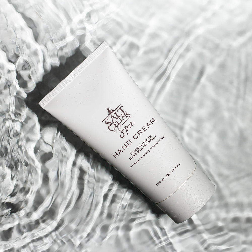 Salt Cellar fast-absorbing hand cream leaves a light, non-greasy finish