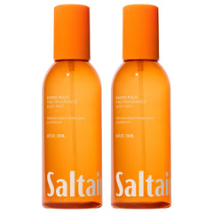 Saltair Exotic Pulp Body Mist bottle highlights tropical notes for daily refreshment.