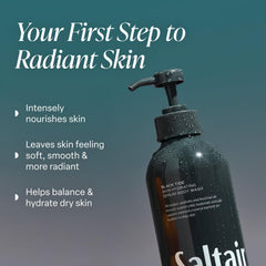 Saltair body wash lather showcases rich, creamy texture.