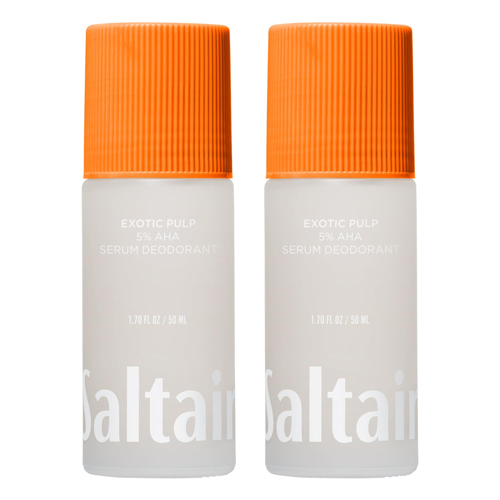 Saltair Exotic Pulp fragrance bottle for daily tropical freshness.