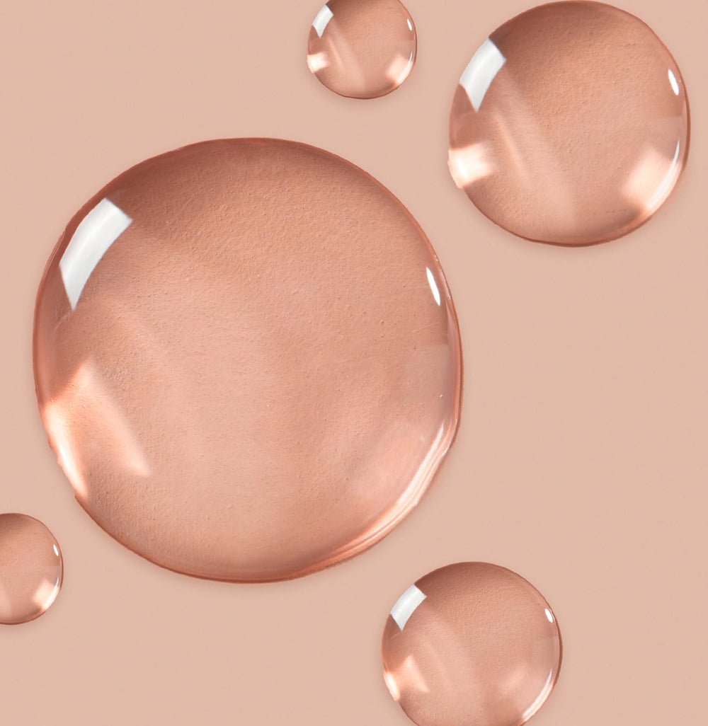 Saltair Pink Beach Body Oil pump application demonstrates easy, fast absorption after shower.