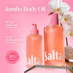 Saltair Pink Beach fragrance closeup evokes island warmth with coconut and vanilla.