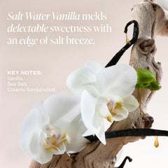 Saltair Salt Water Vanilla Deodorant 2PK in use with underarm comfort