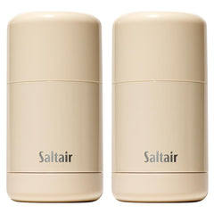 Saltair Salt Water Vanilla Deodorant 2PK packaging for travel-ready freshness
