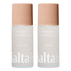 Saltair Serum Deodorant Santal Bloom 2-pack front view for daily freshness.