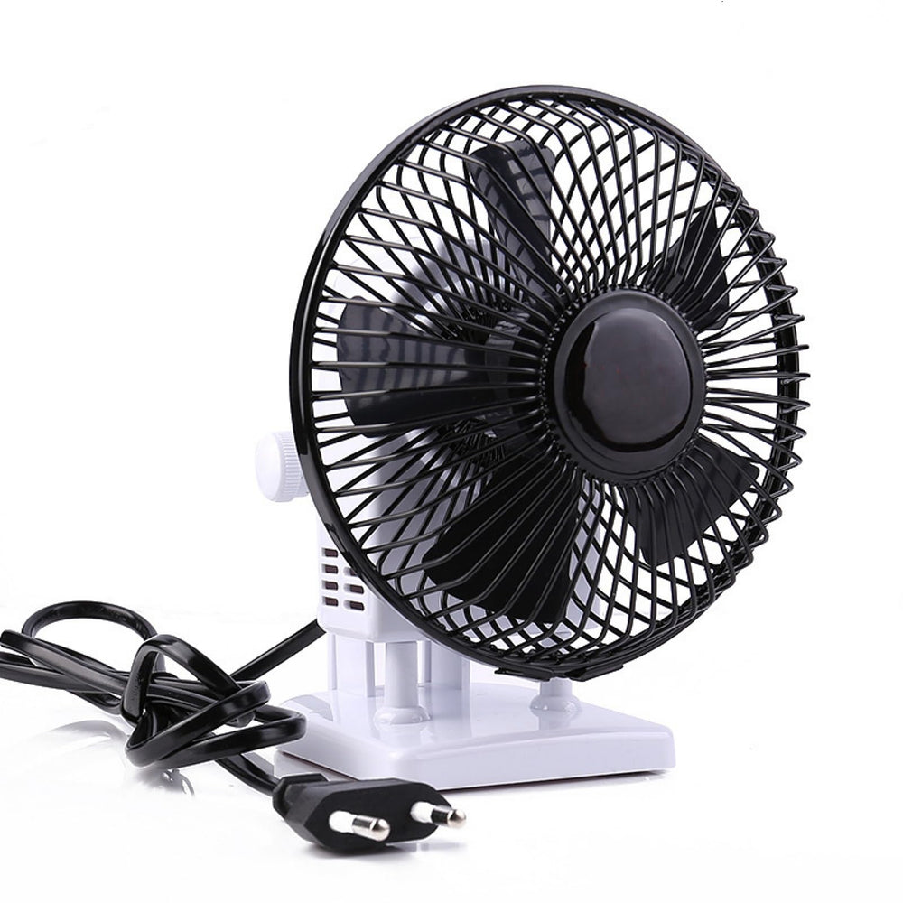 Saluaqui mini electric fan front view showing compact nail dryer ideal for quick polish drying.