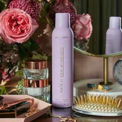 SAM MCKNIGHT Barley There Texture Mist scented bottle evokes botanical aroma.
