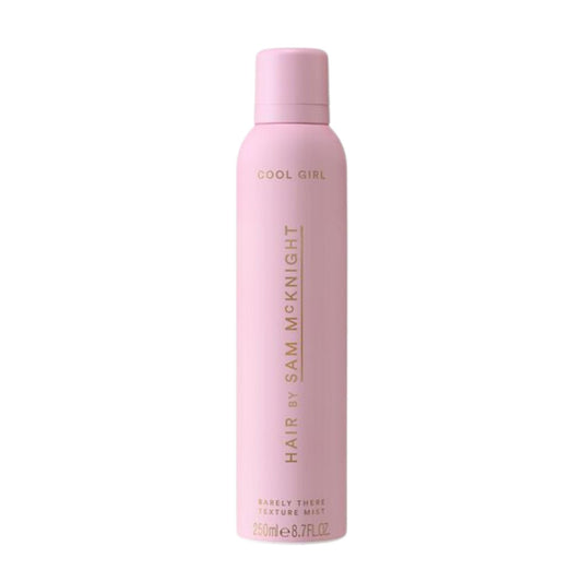 SAM MCKNIGHT Barley There Texture Mist bottle ready for undone volume.