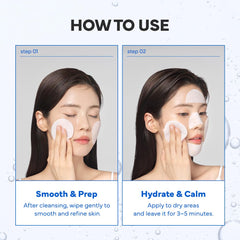 Vegan-certified and dermatologist-tested SAM'U pad with barrier-supporting ingredients