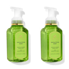 Sameriver Eucalyptus Mint hand soap bottles delivering rich foam for soft, refreshed hands.