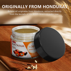 Honduras-origin label on Samnyte Batana Oil packaging signals authentic sourcing