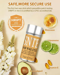Samnyte Hair Wax Stick with plant ingredients supports nourished shine