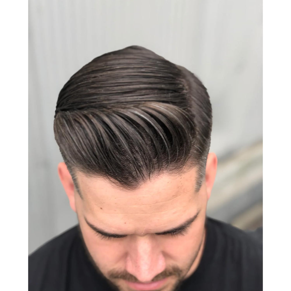 Samson's Haircare Pomade barbershop scent evokes timeless grooming ritual