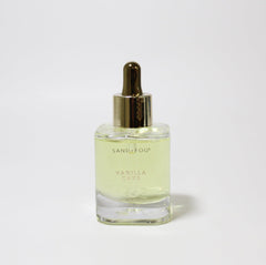 Sand + Fog Vanilla Cake parfum oil bottle with precision dropper for long-lasting scent