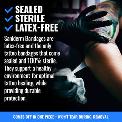 Saniderm Flex is 50 percent thinner for a discreet wear.
